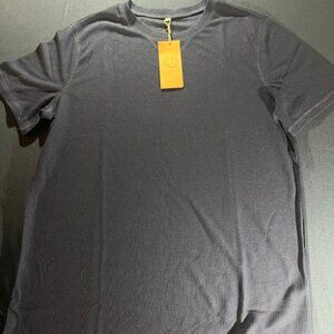 NWT Sailwind men's short sleeve shirt crew neck waffle knit texture Size L